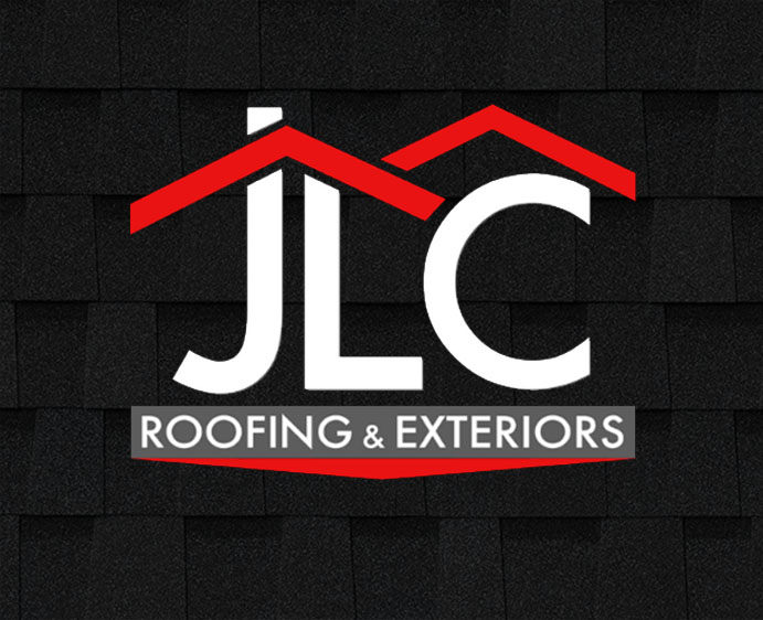 JLC Roofing & Exteriors Logo on Atlas Asphalt Roofing Shingle